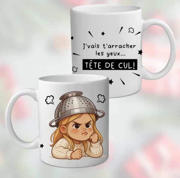 mug humour tete de cul